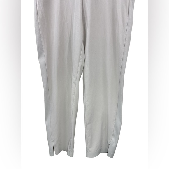 Athleta Brooklyn Ankle Pant Beige Pull On Travel Work Mid Rise Trouser Size 10 - Picture 5 of 7
